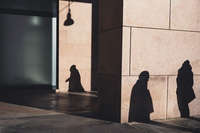 Shadows meeting by Charles Chojnacki
